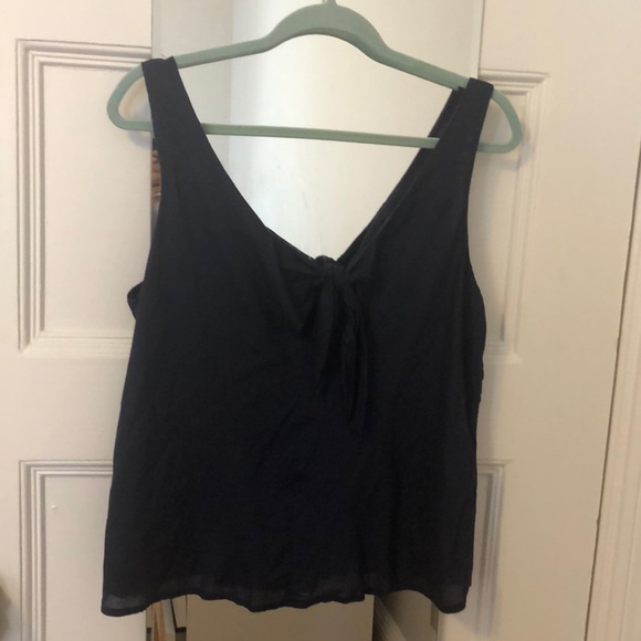 Maeve Anthropologie top size S navy - Picture 1 of 4